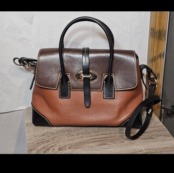 Dooney & Bourke Verona Elisa Top Handle Satchel Crossbody- EUC - Picture 7 of 12